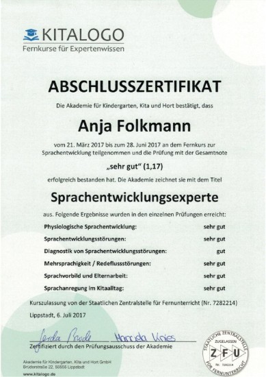Sprachentwicklingsexpertin