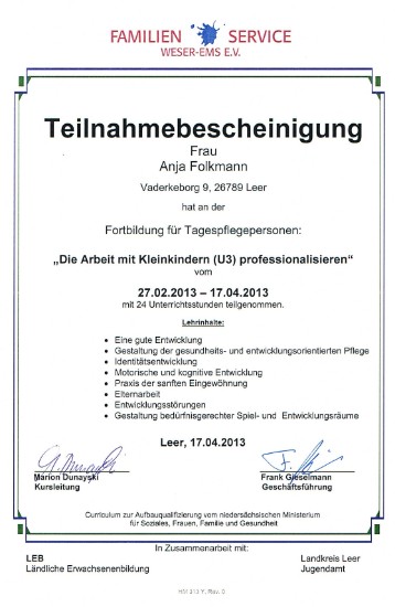 U3 professionalisieren